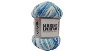 67 BLANKETS VIVA PRINT- COL VP13- BLUE RASPBERRY